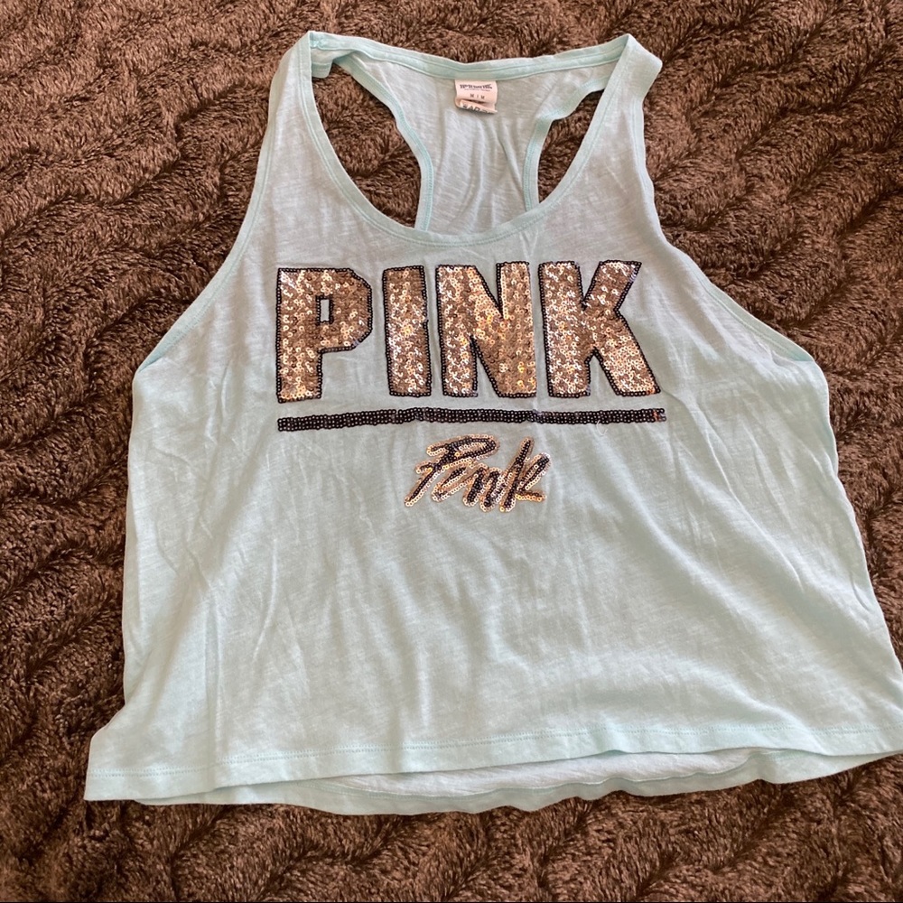 VS PINK sequin tank top